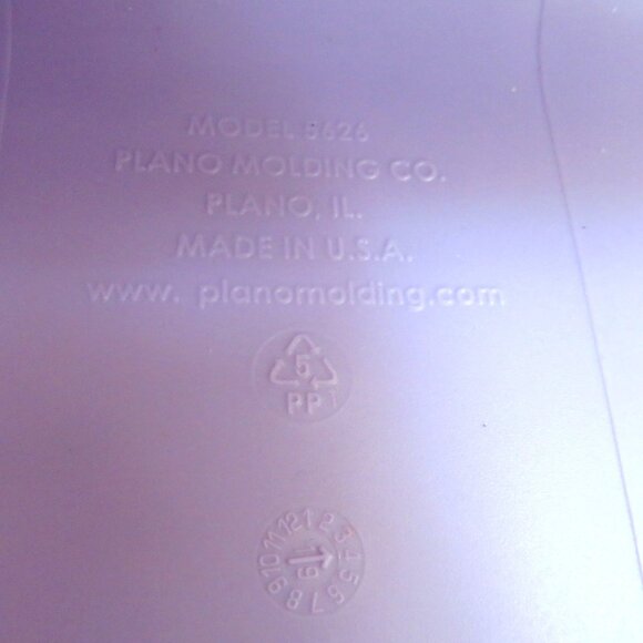 Vintage 90s Lavender/Teal Caboodles Makeup Jewelry Case 2 Tier Handle Mirror USA - Picture 9 of 10